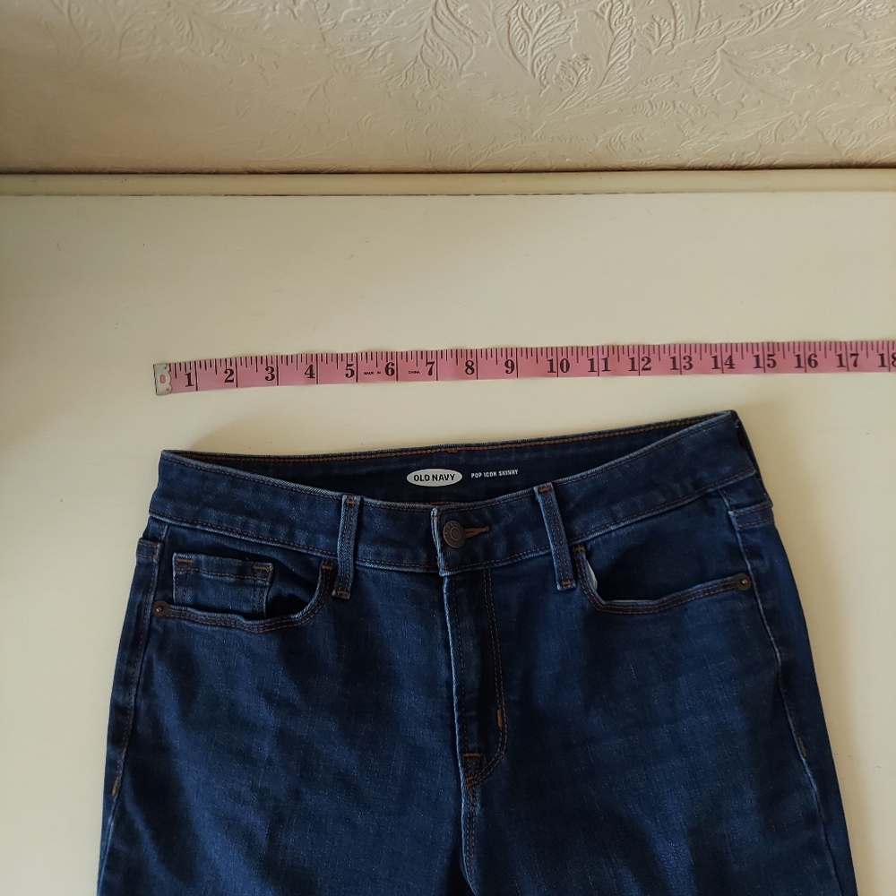 5/$25 Old Navy Pop Icon Skinny Jeans Mid Rise Sz 4 - Picture 7 of 9